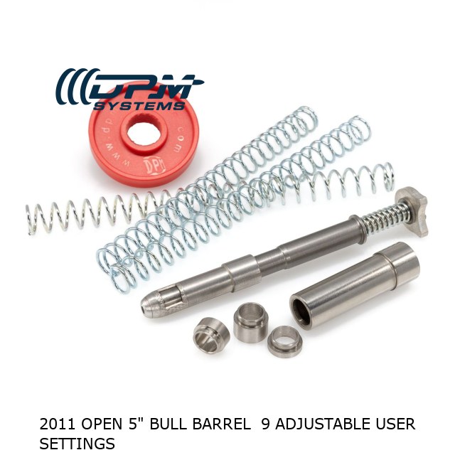 2011 Open 5" Bull Barrel  9 Adjustable User Settings 2011 Open 5" Bull Barrel  9 Adjustable User Settings