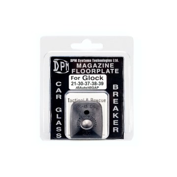 DPM Magazine Floorplate/Glass Breaker for Glock 21-30-37-38-39 .45 Auto/.45 G.A.P. Polymer Black -  DPM Magazine Floorplate/Glass Breaker for Glock 21-30-37-38-39 .45 Auto/.45 G.A.P. Polymer Black -