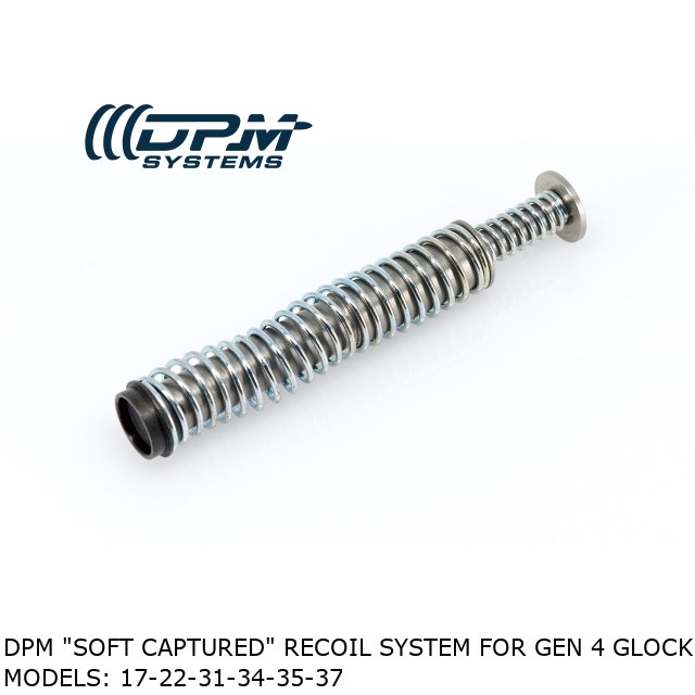 DPM "SOFT CAPTURED" RECOIL SYSTEM for Gen 4 Glock Models: 17-22-31-34-35-37