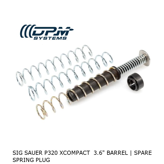 Sig Sauer P320 XCompact  3.6" Barrel | Set Spare External Springs  Sig Sauer P320 XCompact  3.6" Barrel | Set Spare External Springs