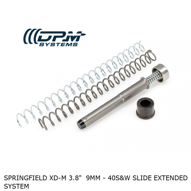 Springfield XD-M 3.8"  9mm - 40S&W Slide Extended System Springfield XD-M 3.8"  9mm - 40S&W Slide Extended System