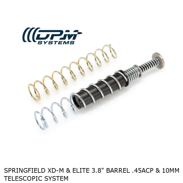 Springfield XD-M & Elite 3.8" Barrel .45ACP & 10mm Telescopic System Springfield XD-M & Elite 3.8" Barrel .45ACP & 10mm Telescopic System