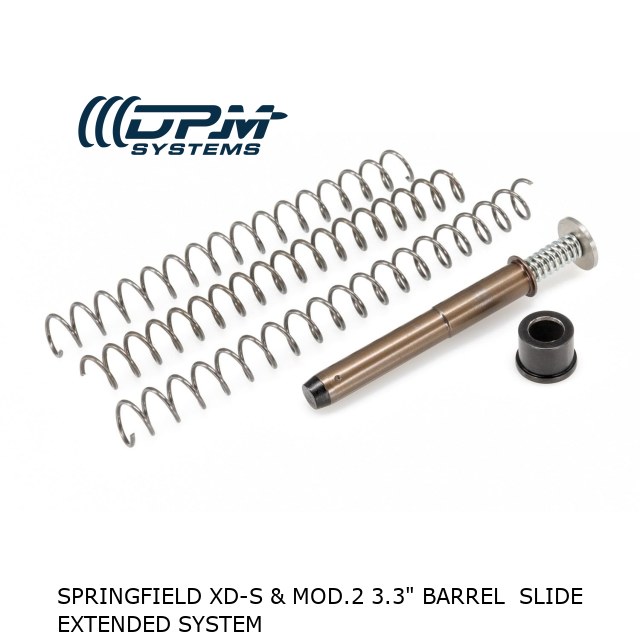Springfield XD-S & MOD.2 3.3" Barrel  Slide Extended System Springfield XD-S & MOD.2 3.3" Barrel  Slide Extended System