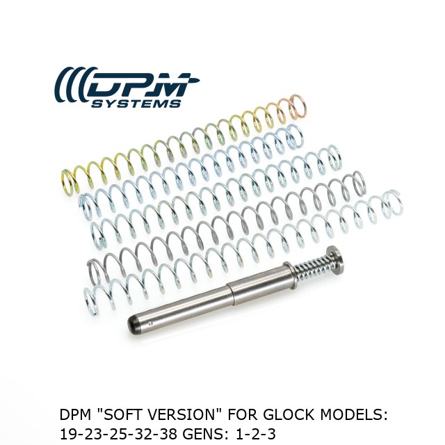 DPM "SOFT VERSION" FOR GLOCK MODELS: 19-23-25-32-38 GENS: 1-2-3  DPM "SOFT VERSION" FOR GLOCK MODELS: 19-23-25-32-38 GENS: 1-2-3