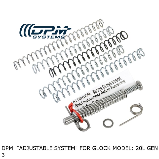 DPM  "ADJUSTABLE SYSTEM" For Glock MODEL: 20L Gen 3 DPM  "ADJUSTABLE SYSTEM" For Glock MODEL: 20L Gen 3