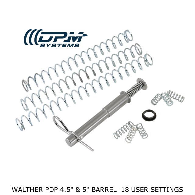 Walther PDP 4.5" & 5" Barrel  18 user Settings Walther PDP 4.5" & 5" Barrel  18 user Settings