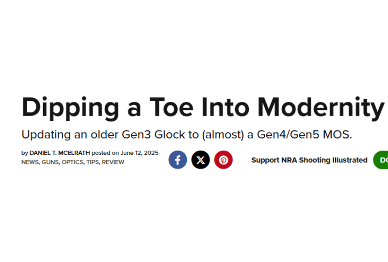 Dipping a Toe Into Modernity