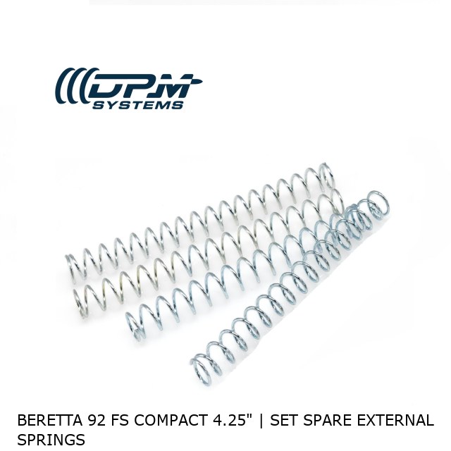 Beretta 92 FS Compact 4.25" | Set Spare External Springs  Beretta 92 FS Compact 4.25" | Set Spare External Springs
