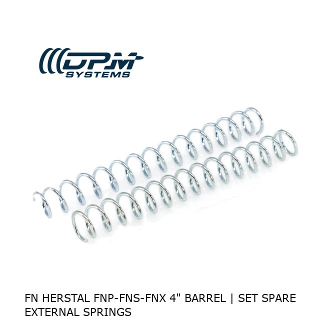 FN Herstal FNP-FNS-FNX 4" Barrel | Set Spare External Springs 