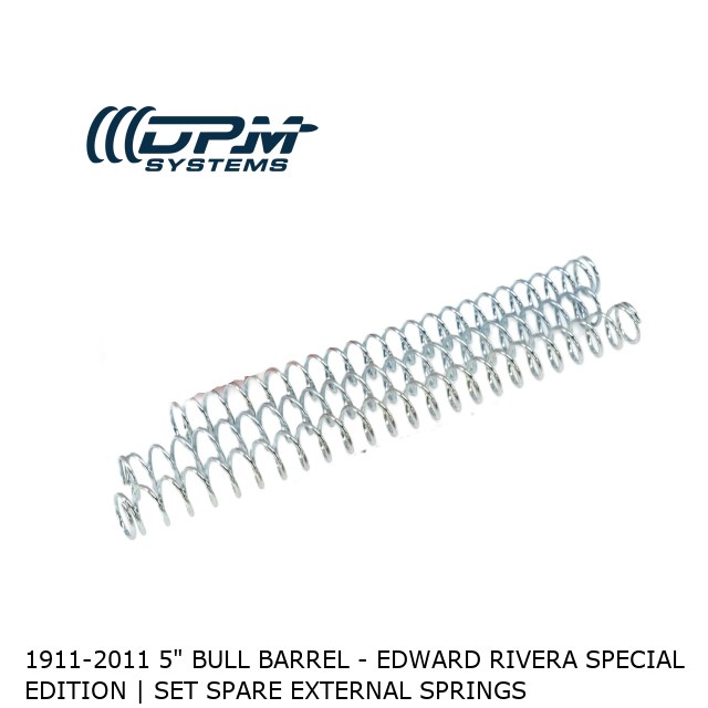 1911-2011 5" Bull Barrel - Edward Rivera Special Edition | Set Spare External Springs 