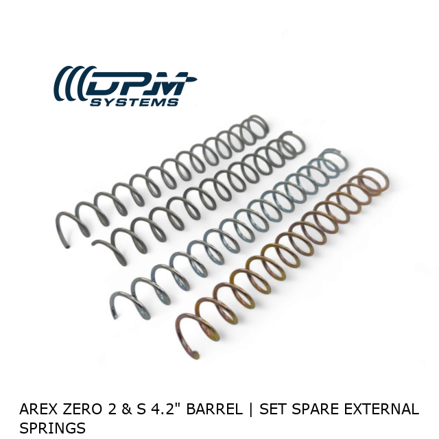 AREX ZERO 2 & S 4.2" Barrel | Set Spare External Springs  AREX ZERO 2 & S 4.2" Barrel | Set Spare External Springs