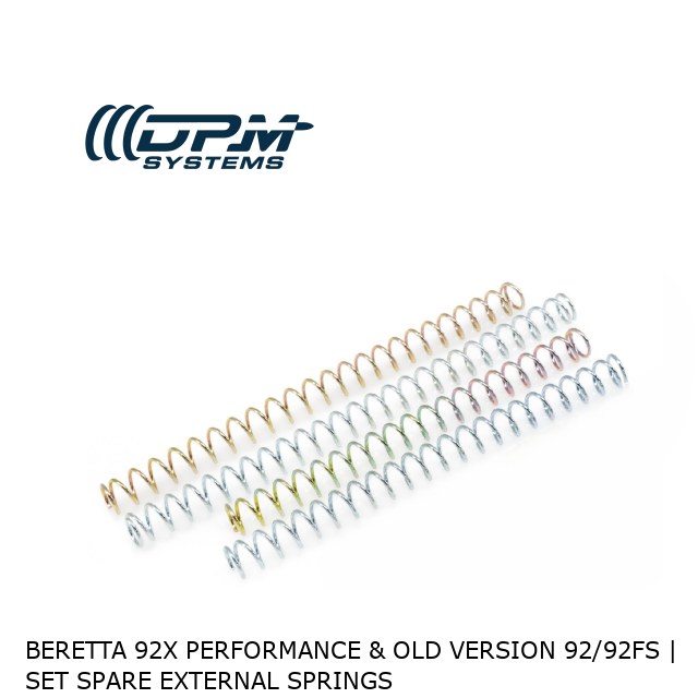 Beretta 92X Performance & Old Version 92/92FS | Set Spare External Springs 