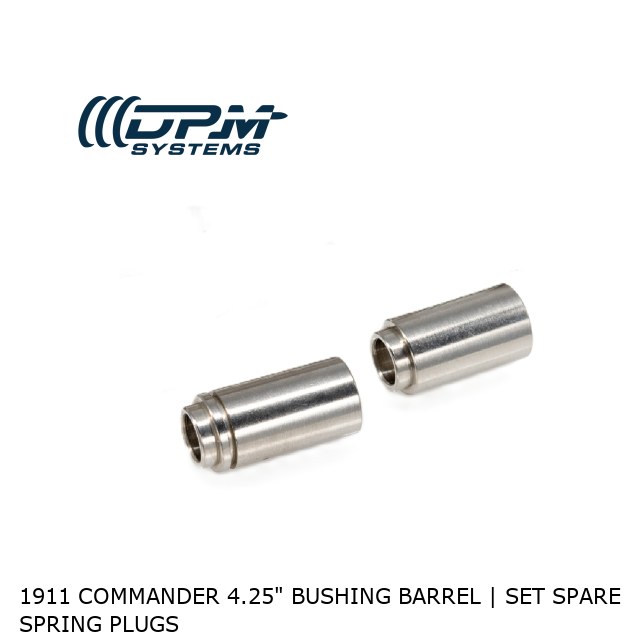 1911 Commander 4.25" Bushing Barrel | Set Spare Spring Plugs