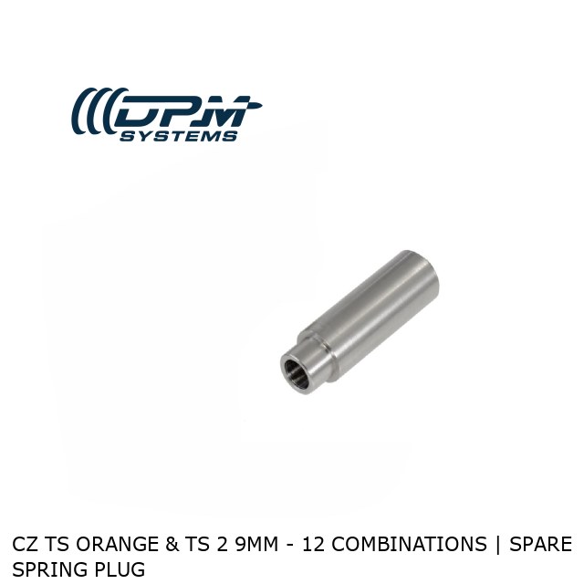 CZ TS Orange & TS 2 9mm - 12 Combinations | Spare Spring Plug