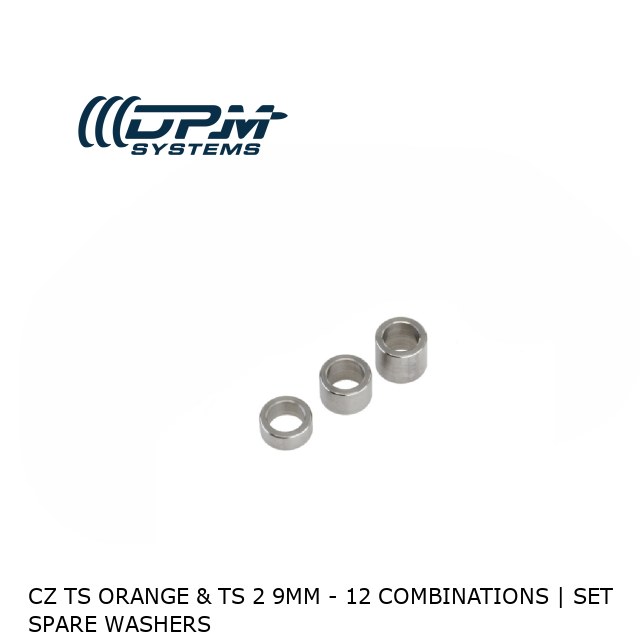 CZ TS Orange & TS 2 9mm - 12 Combinations | Set Spare Washers CZ TS Orange & TS 2 9mm - 12 Combinations | Set Spare Washers