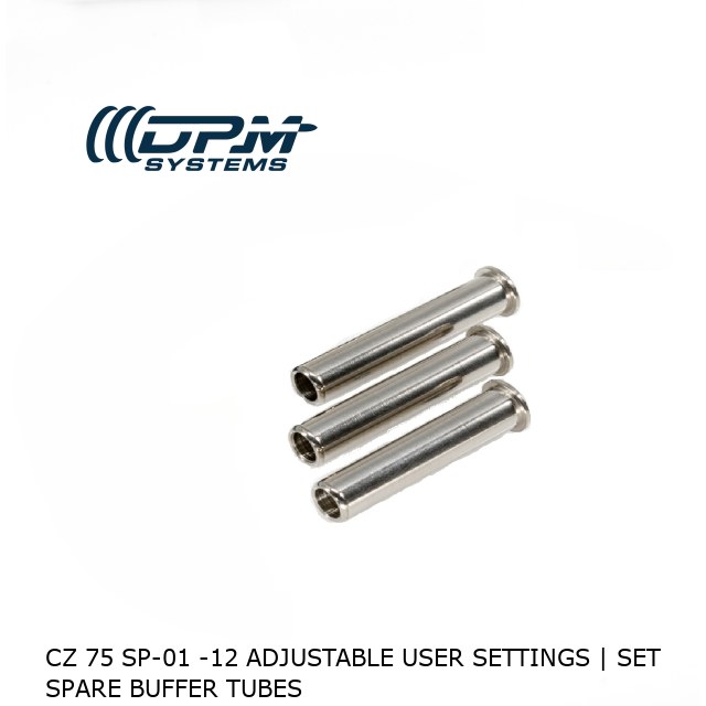CZ 75 SP-01 -12 Adjustable User Settings | Set Spare Buffer Tubes