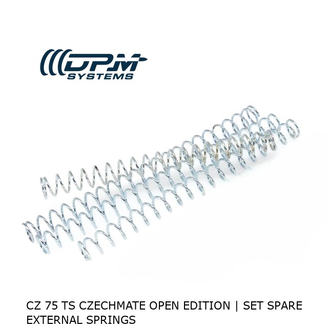 CZ 75 TS Czechmate Open Edition | Set Spare External Springs  CZ 75 TS Czechmate Open Edition | Set Spare External Springs