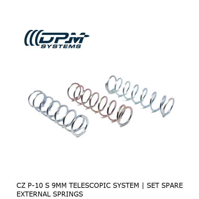 CZ P-10 S 9mm Telescopic System | Set Spare External Springs  CZ P-10 S 9mm Telescopic System | Set Spare External Springs