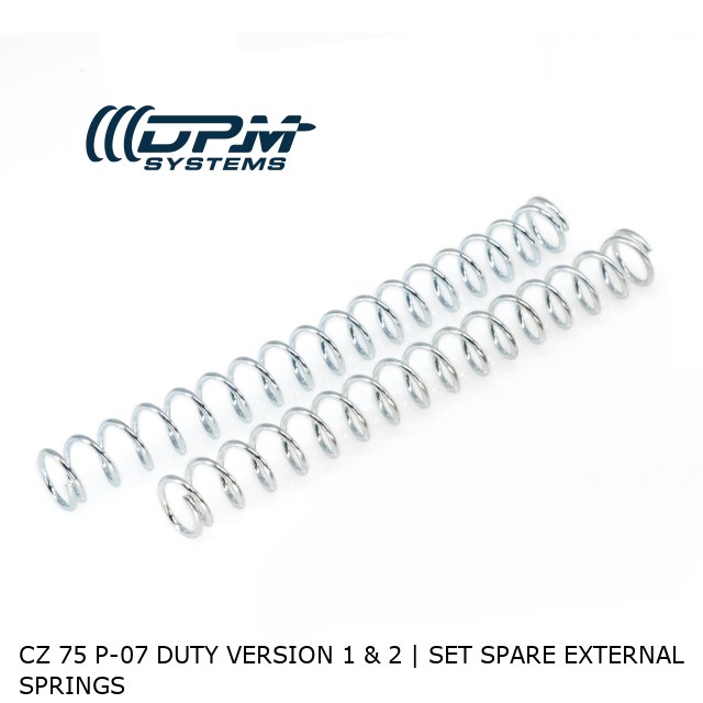 CZ 75 P-07 Duty Version 1 & 2 | Set Spare External Springs  CZ 75 P-07 Duty Version 1 & 2 | Set Spare External Springs