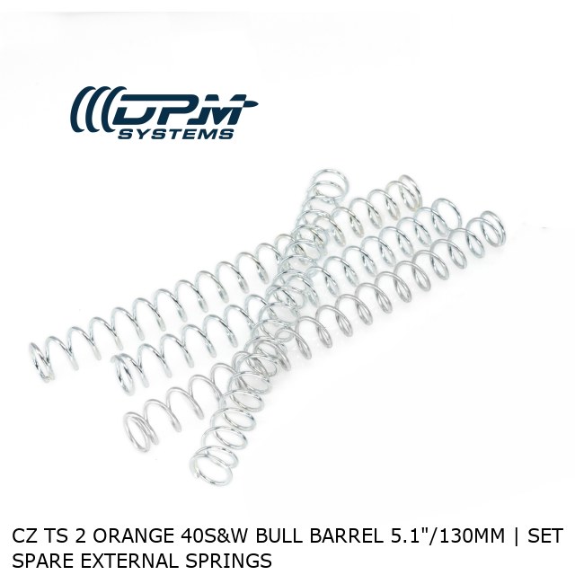 CZ TS 2 ORANGE 9mm Bull Barrel  | Set Spare External Springs 