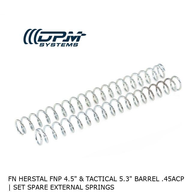 FN Herstal FNP 4.5" & Tactical 5.3" Barrel .45ACP | Set Spare External Springs 