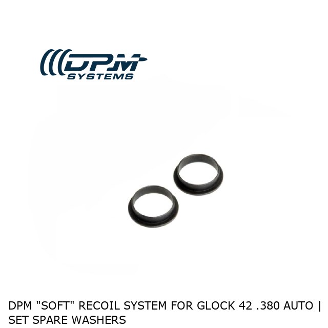 DPM "SOFT" Recoil System For Glock 42 .380 Auto | Set Spare Washers DPM "SOFT" Recoil System For Glock 42 .380 Auto | Set Spare Washers