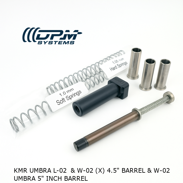 KMR UMBRA L-02  & W-02 (X) 4.5" BARREL & W-02 UMBRA 5" INCH barrel KMR UMBRA L-02  & W-02 (X) 4.5" BARREL & W-02 UMBRA 5" INCH barrel