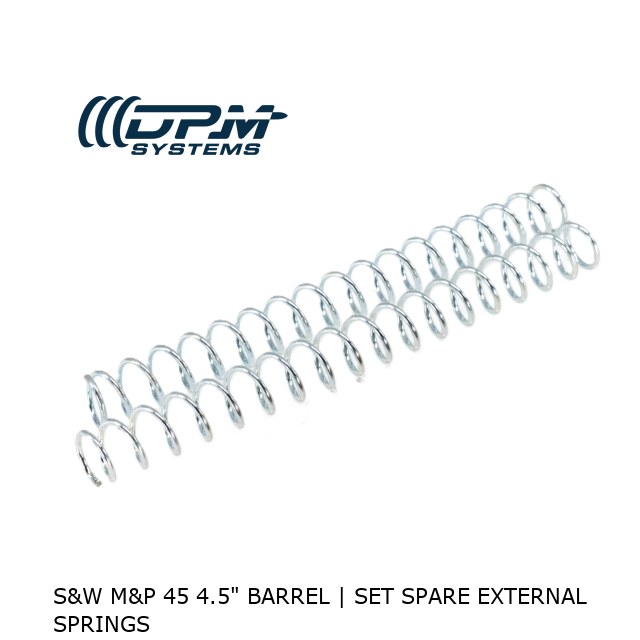 S&W M&P 45 4.5" BARREL | Set Spare External Springs