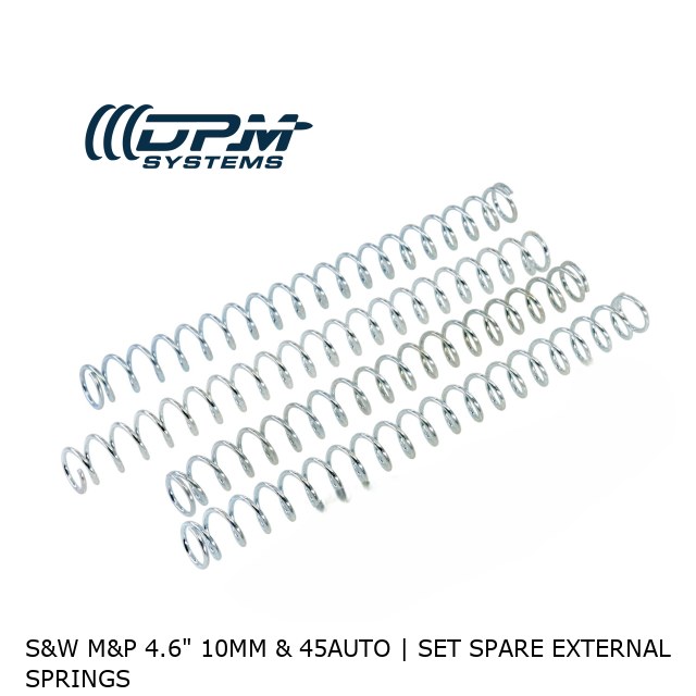 S&W M&P 4.6" 10mm & 45Auto | Set Spare External Springs 