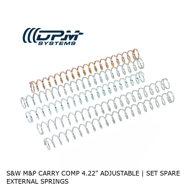 S&W M&P Carry Comp 4.22" Adjustable | Set Spare External Springs 