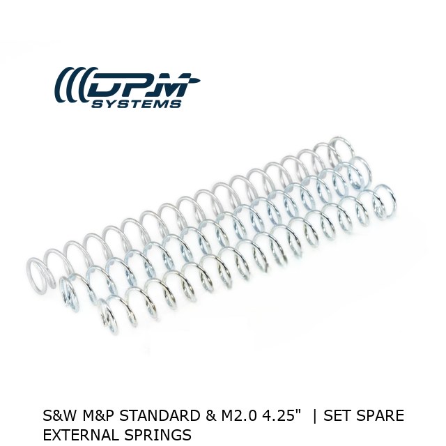S&W M&P Standard & M2.0 4.25"  | Set Spare External Springs 