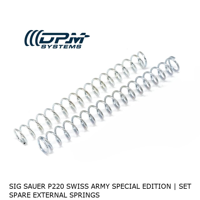 Sig Sauer P220 Swiss Army Special Edition | Set Spare External Springs  Sig Sauer P220 Swiss Army Special Edition | Set Spare External Springs