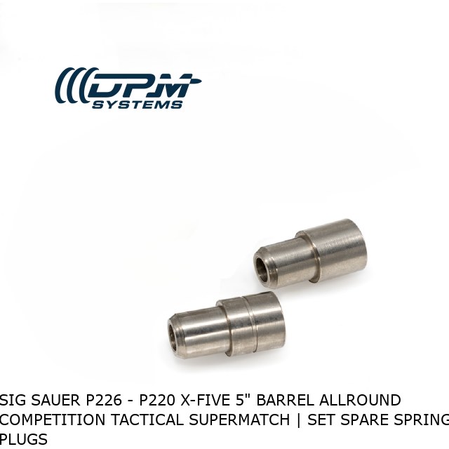 Sig Sauer P226 - P220 X-Five 5" Barrel Allround Competition Tactical Supermatch | Set Spare Spring Plugs