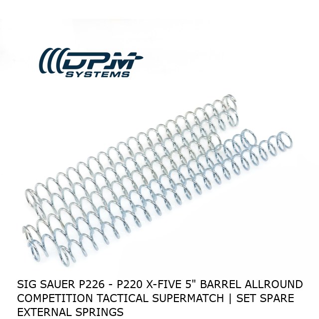 Sig Sauer P226 - P220 X-Five 5" Barrel Allround Competition Tactical Supermatch | Set Spare External Springs 