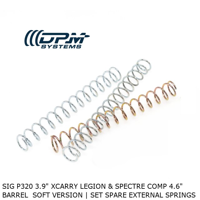 SIG P320 3.9" XCarry Legion & Spectre Comp 4.6" Barrel  Soft Version | Set Spare External Springs 