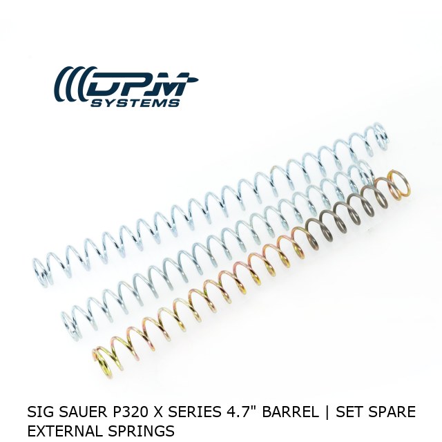 Sig Sauer P320 X Series 4.7" Barrel | Set Spare External Springs 