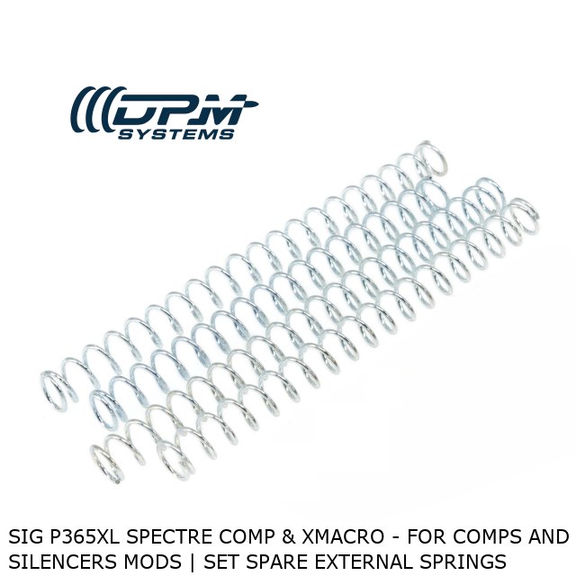 SIG P365XL SPECTRE COMP & XMACRO - FOR COMPS AND SILENCERS MODS | Set Spare External Springs  SIG P365XL SPECTRE COMP & XMACRO - FOR COMPS AND SILENCERS MODS | Set Spare External Springs