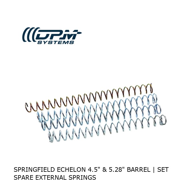 SPRINGFIELD ECHELON 4.5" & 5.28" BARREL | Set Spare External Springs 