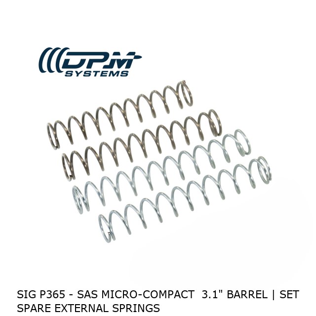 Sig P365 - SAS Micro-Compact  3.1" Barrel | Set Spare External Springs  Sig P365 - SAS Micro-Compact  3.1" Barrel | Set Spare External Springs