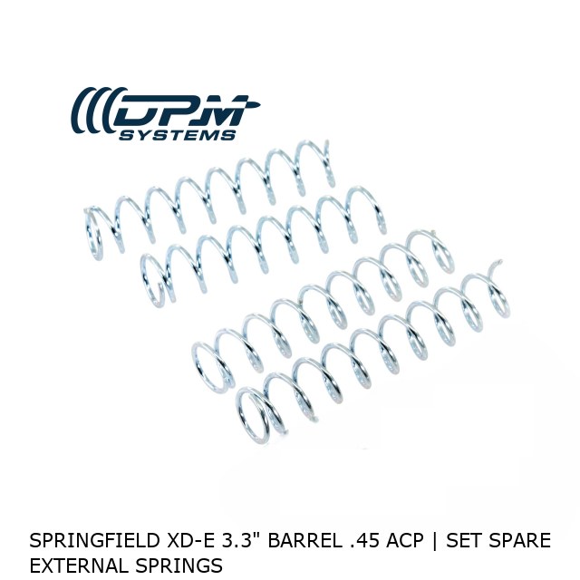 SPRINGFIELD XD-E 3.3" BARREL .45 ACP | Set Spare External Springs 