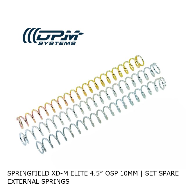 Springfield XD-M Elite 4.5″ OSP 10mm | Set Spare External Springs 
