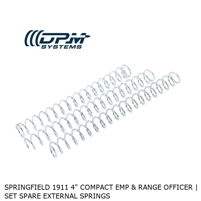 Springfield 1911 4" Compact EMP & Range Officer | Set Spare External Springs 