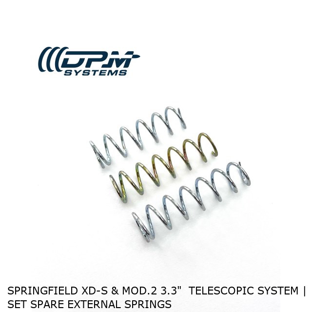 Springfield XD-S & Mod.2 3.3"  Telescopic System | Set Spare External Springs 