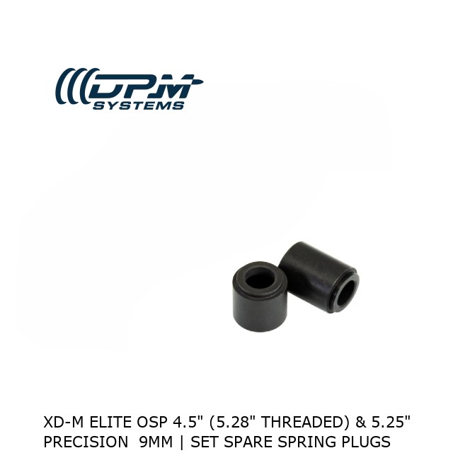 XD-M Elite OSP 4.5" (5.28" Threaded) & 5.25" Precision  9mm | Set Spare Spring Plugs XD-M Elite OSP 4.5" (5.28" Threaded) & 5.25" Precision  9mm | Set Spare Spring Plugs