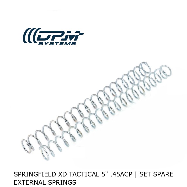 Springfield XD Tactical 5" .45ACP | Set Spare External Springs 