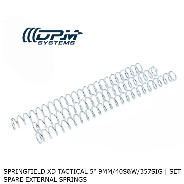 Springfield XD Tactical 5" 9mm/40s&w/357Sig | Set Spare External Springs 