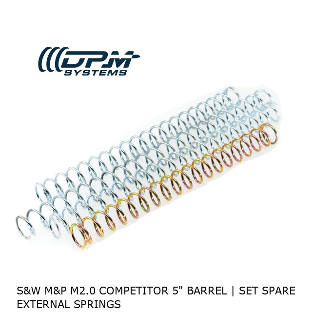 S&W M&P M2.0 COMPETITOR 5" Barrel | Set Spare External Springs  S&W M&P M2.0 COMPETITOR 5" Barrel | Set Spare External Springs