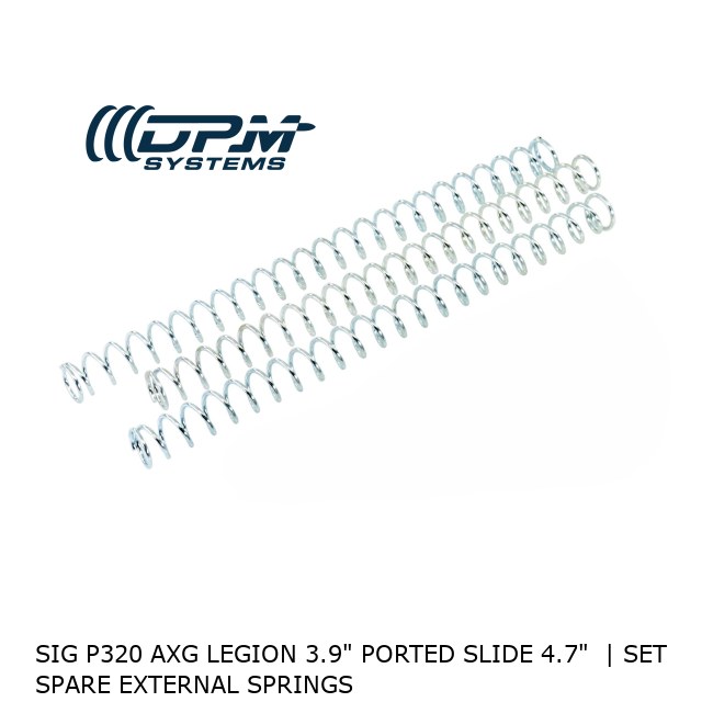 SIG P320 AXG LEGION 3.9" PORTED SLIDE 4.7"  | Set Spare External Springs 