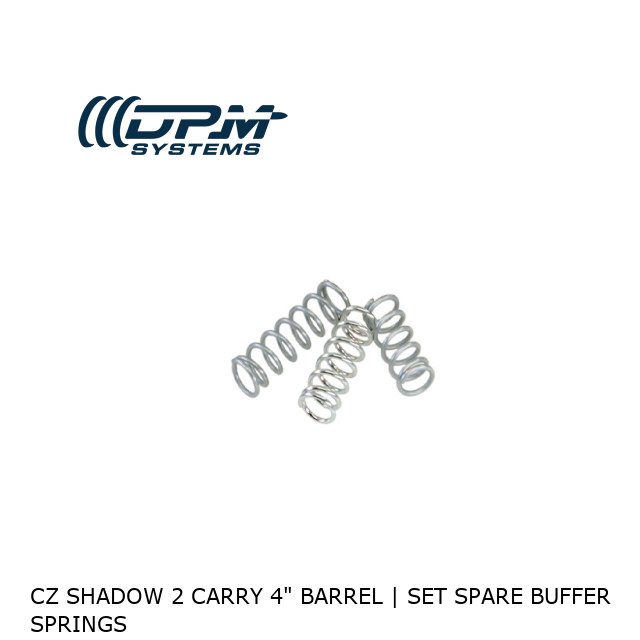 CZ SHADOW 2 CARRY 4" BARREL | Set Spare Buffer Springs CZ SHADOW 2 CARRY 4" BARREL | Set Spare Buffer Springs