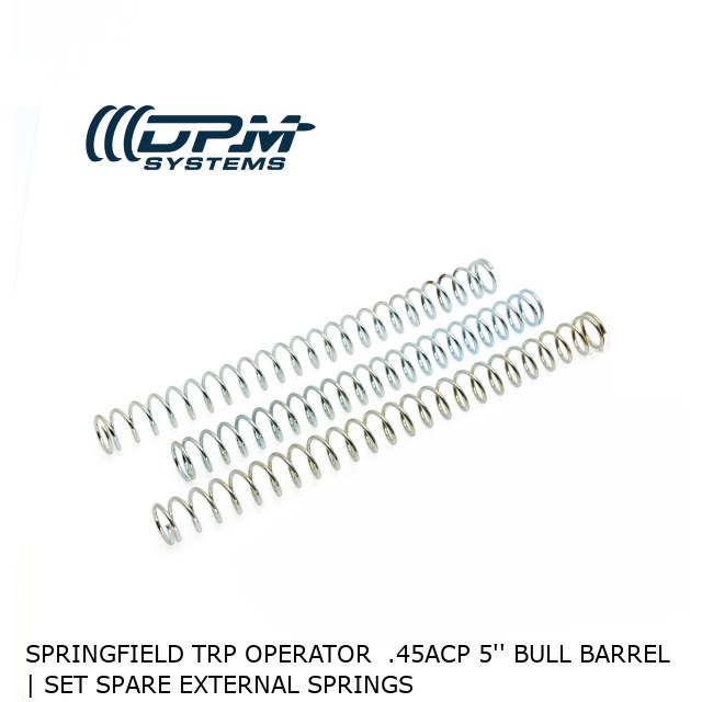 SPRINGFIELD TRP OPERATOR  .45ACP 5'' BULL BARREL  | Set Spare External Springs 
